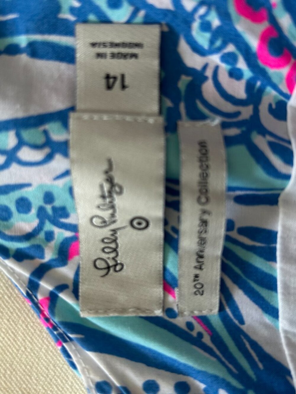 Lilly Pulitzer for Target Dress • 20th Anniversary • Size 14 • Worn Twice - Picture 2 of 4